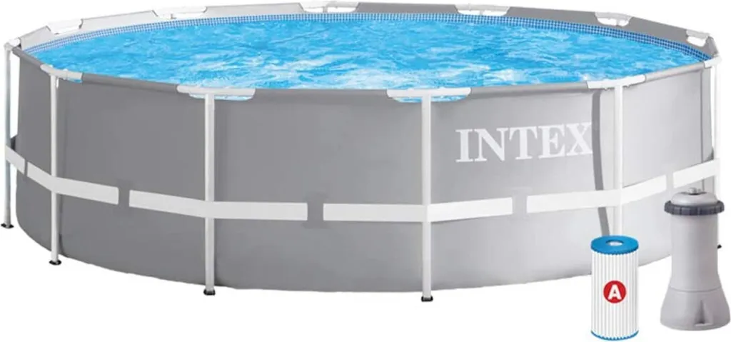 Piscine Intex 26716GS Prism Frame 366 x 99 cm avec pompe et échelle