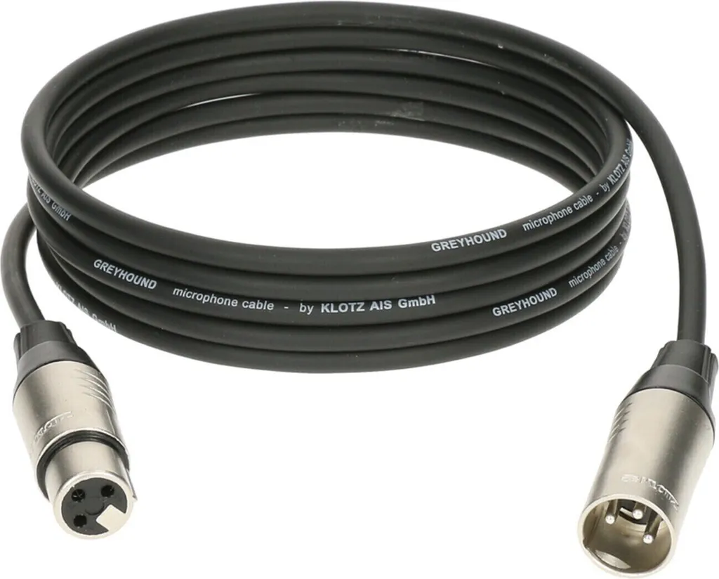 Câble Micro Klotz Greyhound GRG1FM05.0 XLR 5m pour Studio et Scène