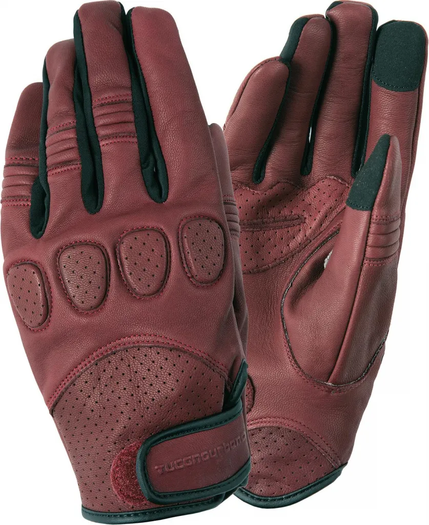 TUCANO URBANO GIG PRO Rosso - Guanti Moto Vintage Pelle XXL