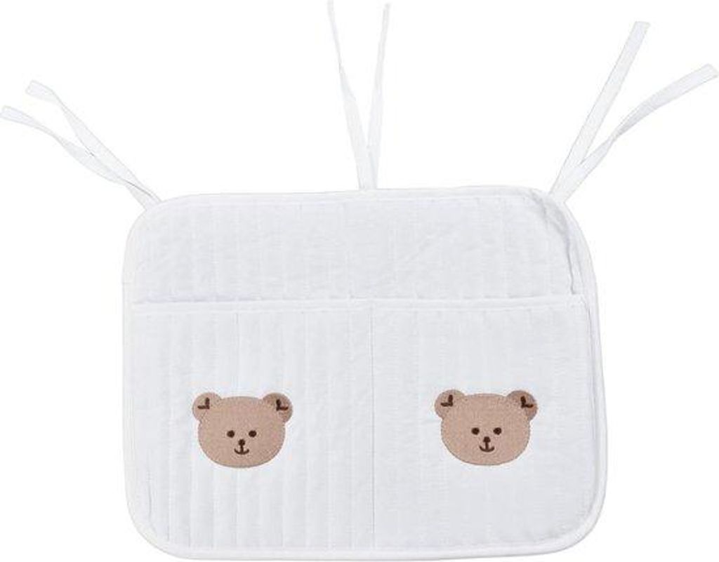 Kinderzimmer-Organiser mit Muster - Kleiner und Großer Behälter für Crib - Wand- oder Crib-Hängekommode - Crib-Becken für Baby.
