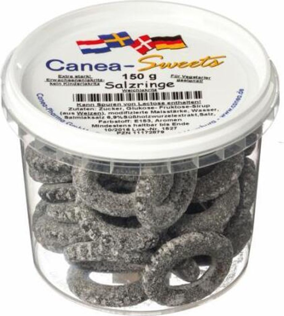 Salzringe Lakritz Bonbons 150 g Produktbild 