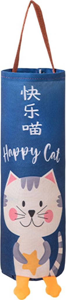 Müllsack-Organizer mit Trageband, Öffnung unten, sanfte Entnahme, platzsparend, Cartoon-Muster, Müllsack-Organizer, Küchenbedarf