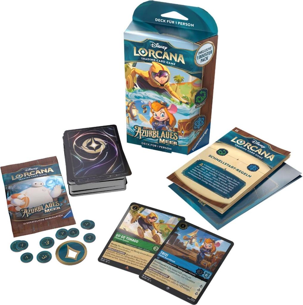 Disney Lorcana - Azurblaues Meer Starter Deck - GoGo Tomago Produktbild 