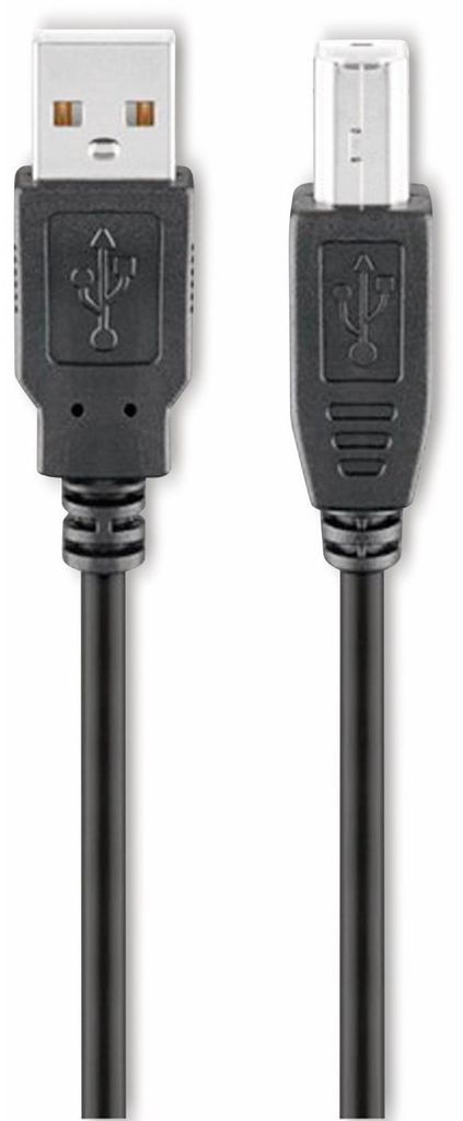 USB 2.0 Hi-Speed-Kabel, schwarz Obrázek produktu 