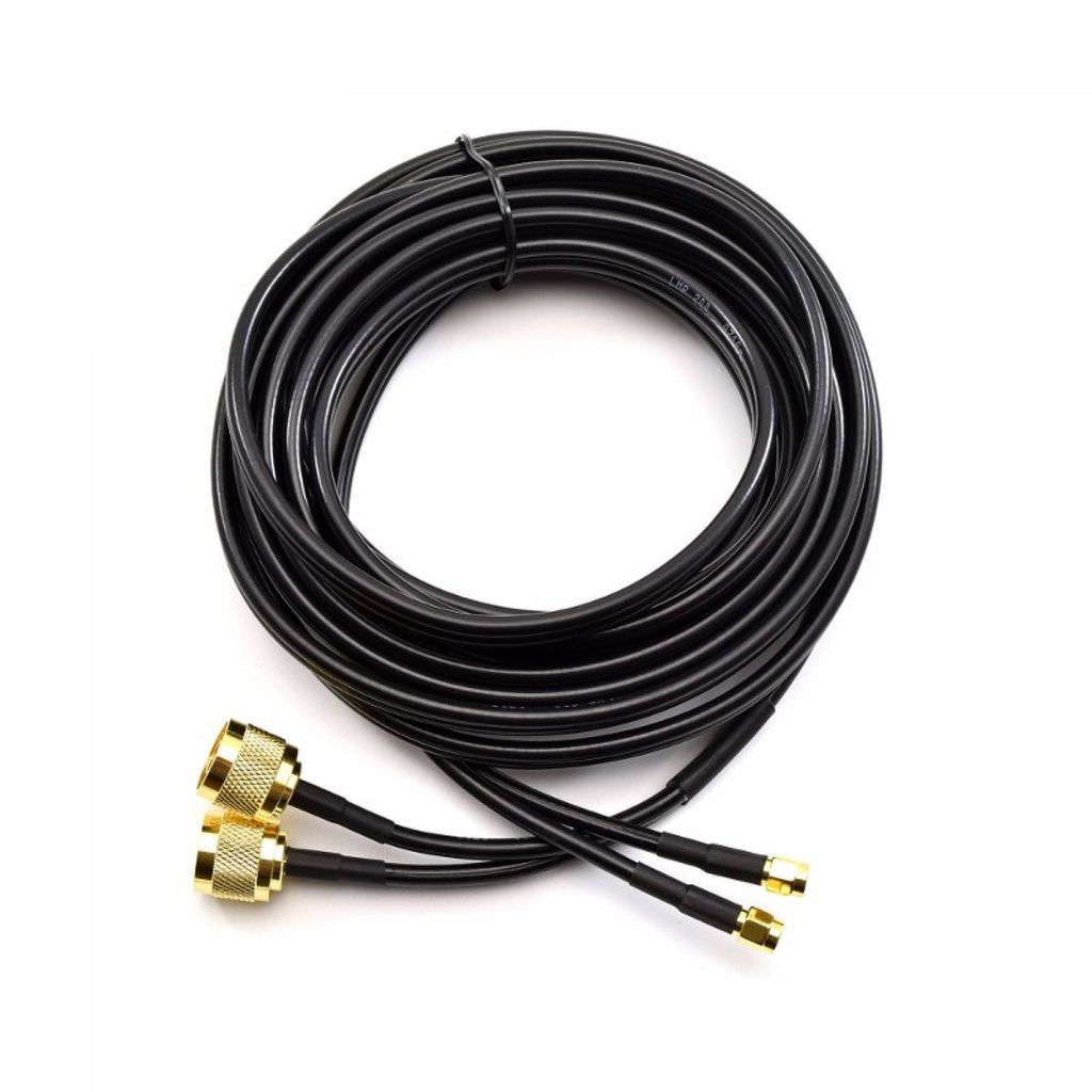 N Male to SMA Male 2.5m Twin Gold Coaxial Cable Zdjęcie produktu 