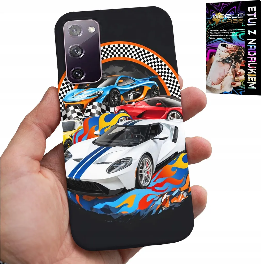 Cover Samsung S20 Lite Racing Design | Kit Vetro Temperato 9H Sport Car - 1