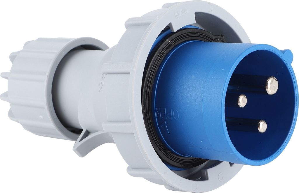 Power Plug,Marine Boat Plug,16A Plug,3 Pin Plug,220‐250V Marine Plug,Grounding Shore Plug