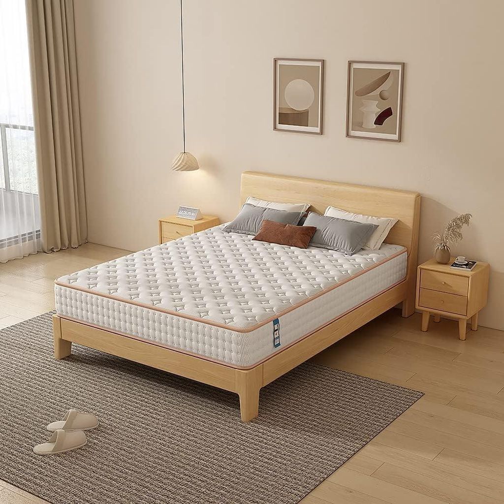 DEWINNER Matelas 160x200 Mousse 18 cm et Mousse A Mémoire Image du produit 