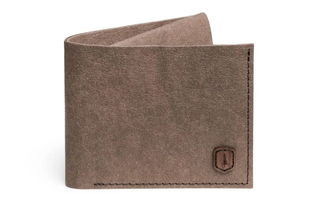 Portefeuille universel gris BeWooden Brun Brunn en Washpaper durable