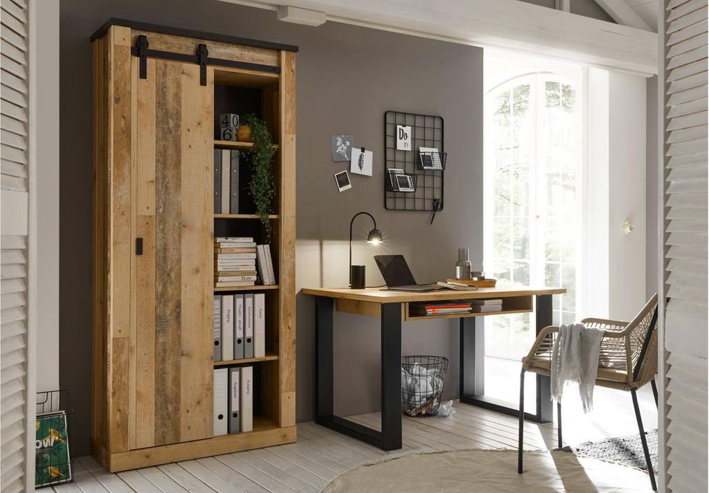 Büro-Set Sherwood O4 Office Old Style hell und anthrazit