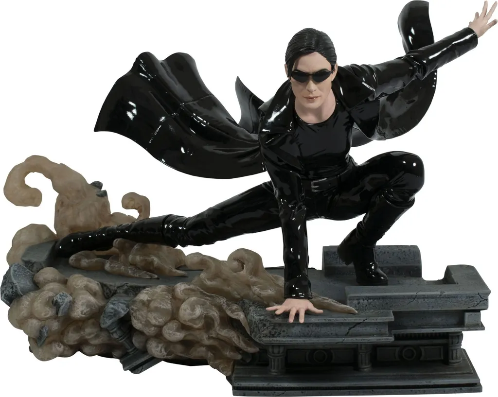 The Matrix Gallery Deluxe Statue Trinity en PVC de 23cm par Diamond Select