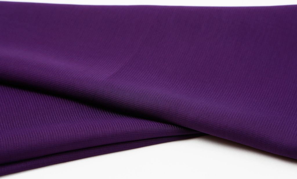 Chiffon Stoff Meterware 150 cm Breite, Aubergine Produktbild 