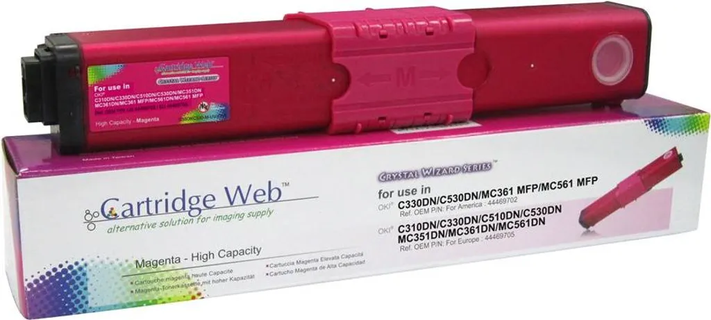 Cartouche toner magenta pour OKI C310 : finissez-en avec les bavures
