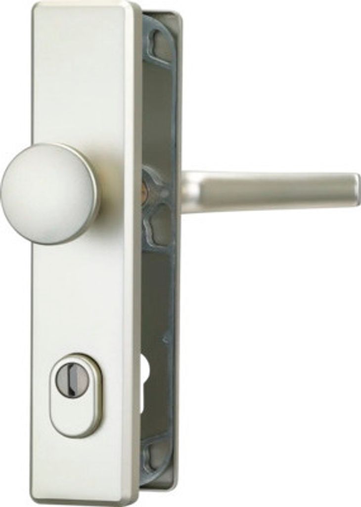 Schutzbeschlag Drücker/Platte Haustür HLS214 F2