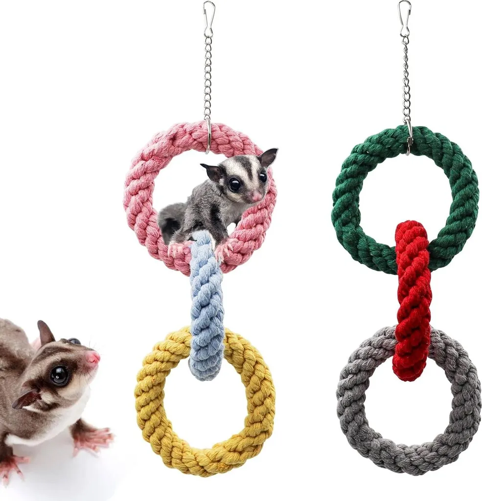Structure d'escalade haut de gamme pour 2 oiseaux et petits animaux - 2