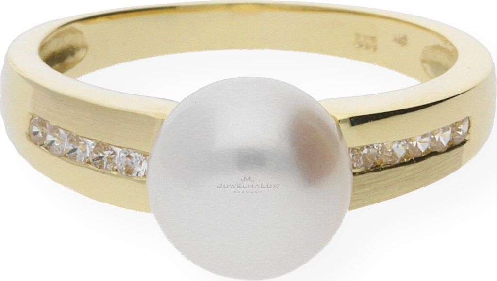 JuwelmaLux Ring 333/000 (8 Karat) Gold mit Zirkonia und Produktbild 