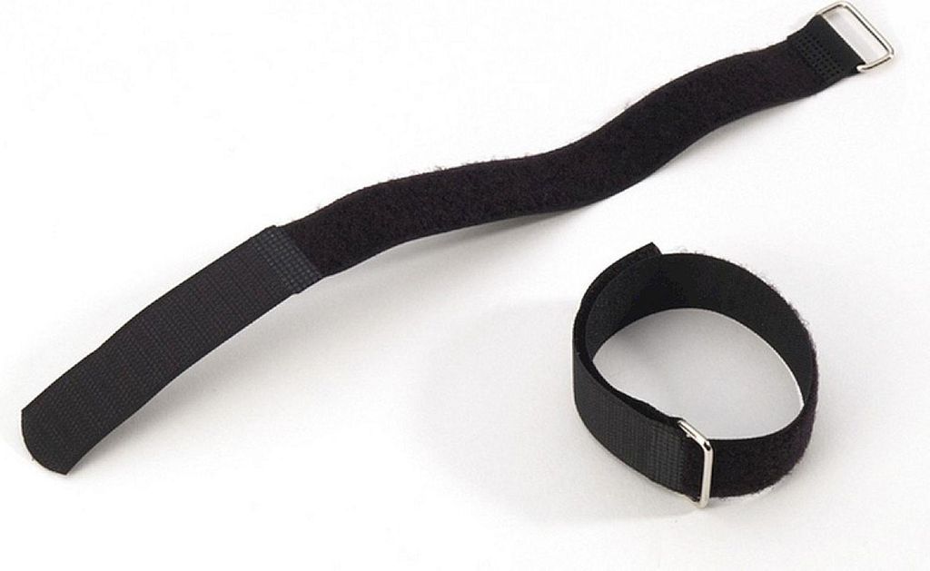 Adam Hall Accessories VR 5080 BLK - Klett Kabelbinder 800x50mm schwarz