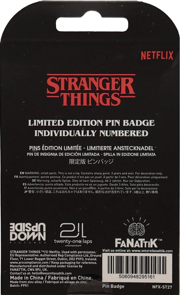Spilla Stranger Things The Squawk Edizione limitata - 2