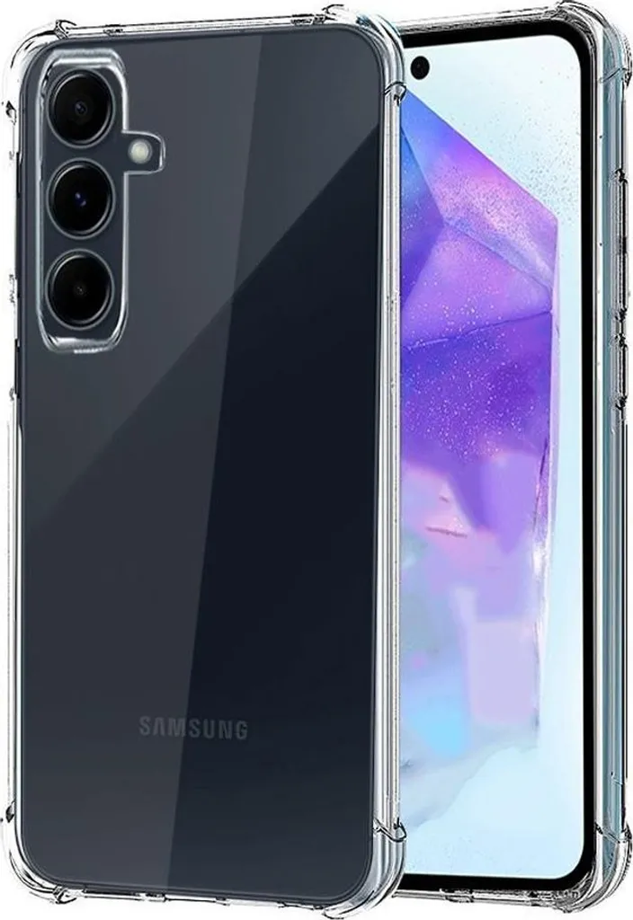 Custodia Premium Trasparente per Samsung A55 5G | Ultra-Shockproof