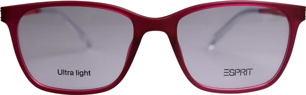 Montatura Esprit ET33519 544 Rosso Cranberry: Eleganza Leggera per Occhiali da Vista
