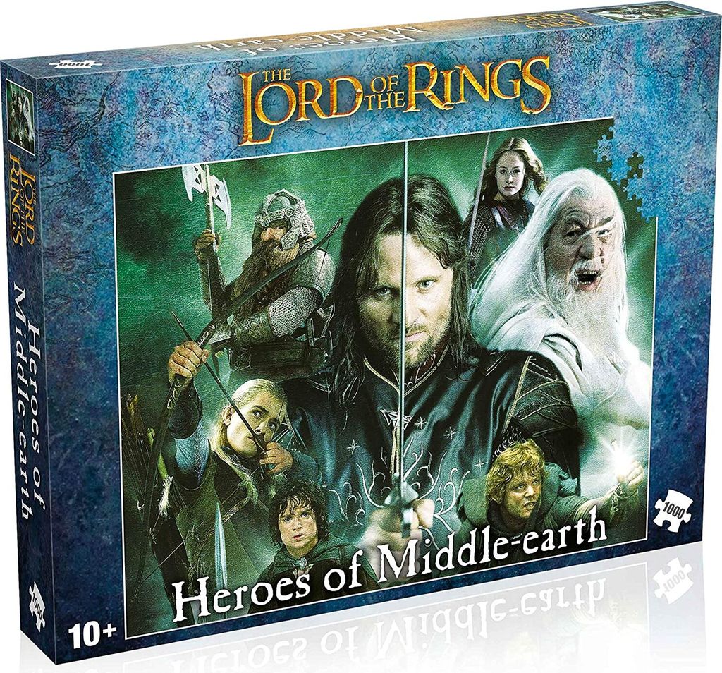 Herr der Ringe - Puzzle "Eroi della Terra di Mezzo" 1000 Immagine del prodotto 