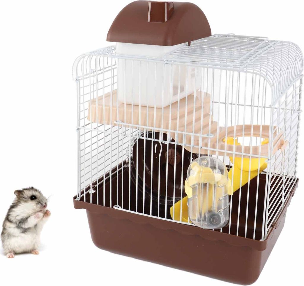 24*18*31cm Dvojposchodová klietka pre škrečky s veľkým Obrázok produktu 