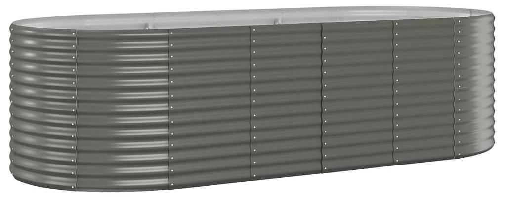 vidaXL Lit surélevé Acier revêtu par poudre 249x100x68 cm Image du produit 