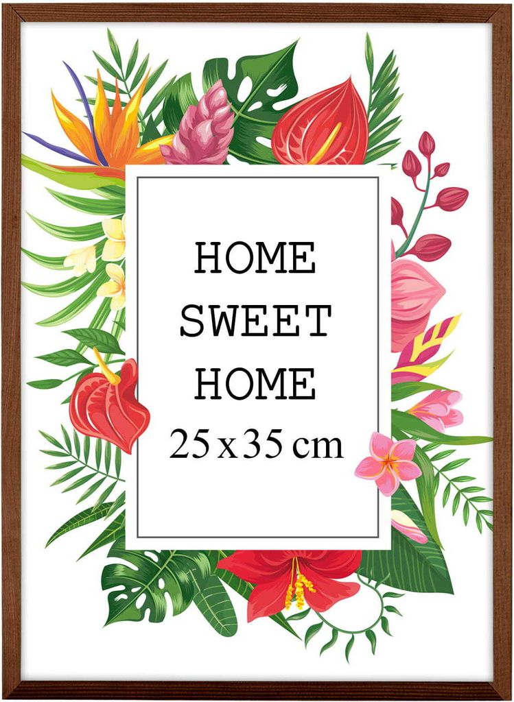 MG Design obrazový rám B4 25 x 35 cm - farba hnedá, z Obrázok produktu 
