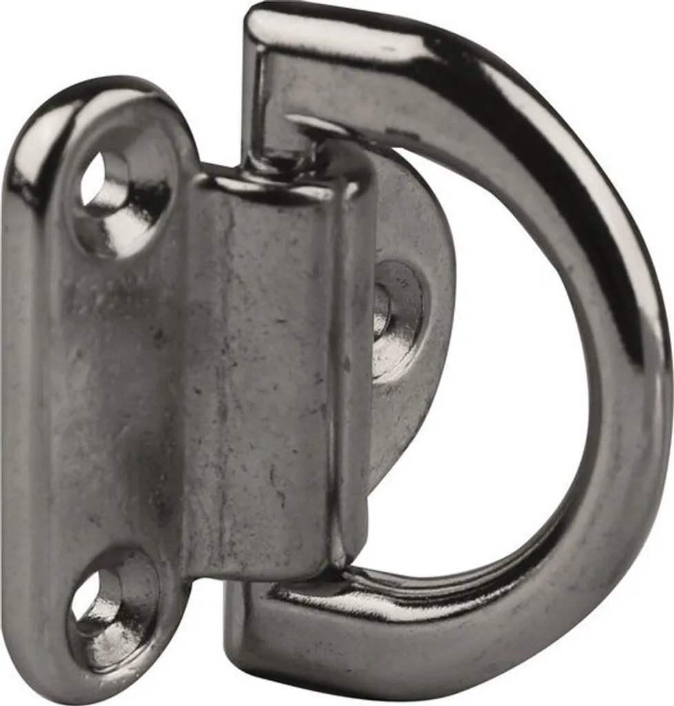 Cadène articulée rabattable 78x69 mm en inox pour pont de voilier et yacht