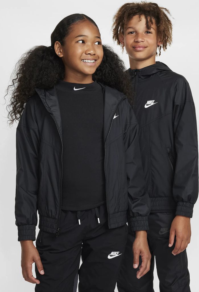 NIKE K NSW WR HD JKT Nero/Nero/Nero/Bianco L Immagine del prodotto 