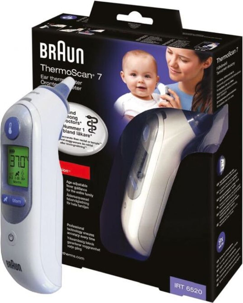Braun IRT 6520 ThermoScan 7 infrarood thermometer voor het Productafbeelding 