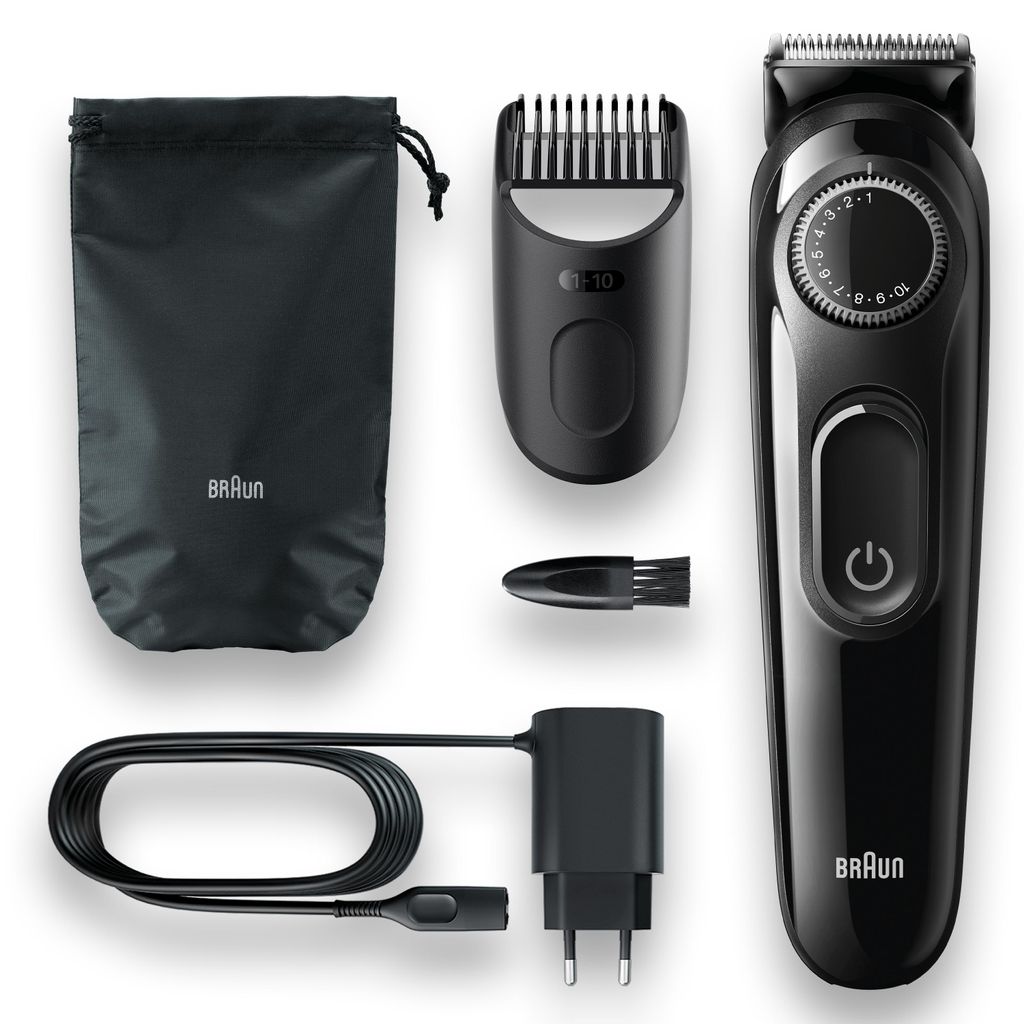 Braun BeardTrimmer BT3324 + Kulturbeutel Produktbild 