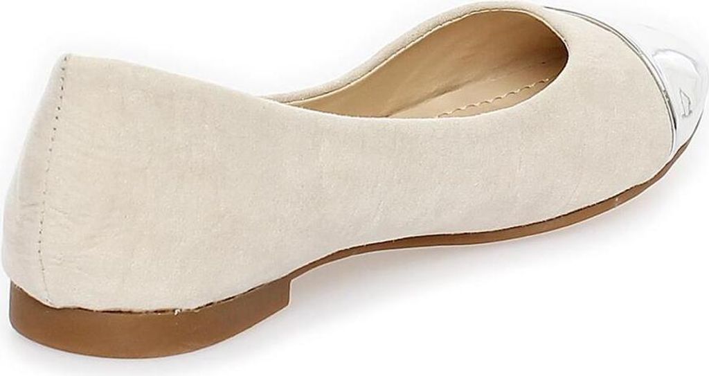 Ballerinas Damen Schuhe Sommerschuhe; Beige/39 Obrázok produktu 
