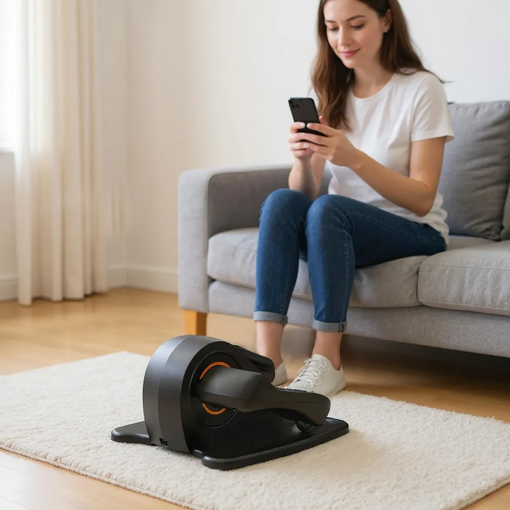 Pédalier elliptique sous table compact avec vitesse modulable - 2