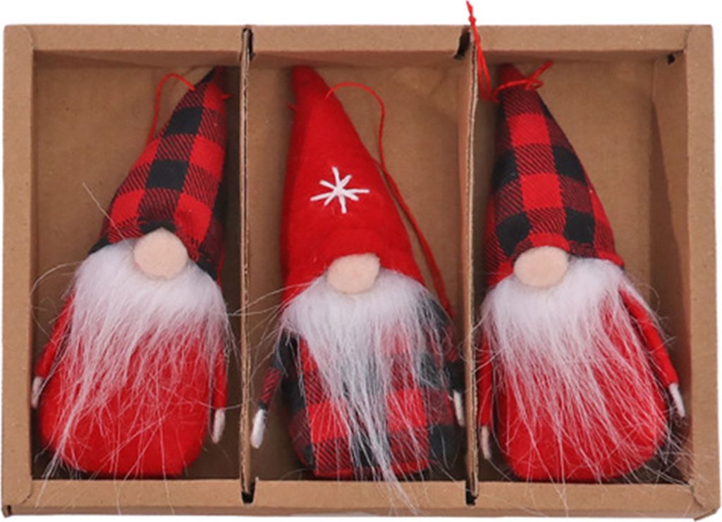 3pcs/set Christmas Anhänger einfach hängen 2022 Weihnachten Navidad Noel Geschenke Schöne Weihnachtsbaum -Dekoration Frohe Weihnachten gesichtsl...