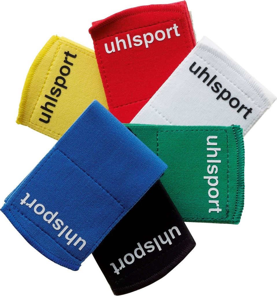 Uhlsport Schienbeinschützerhalter 6,5 Cm (3 Paar) Schutz - gelb- Größe: NOSIZE, 1006963040001