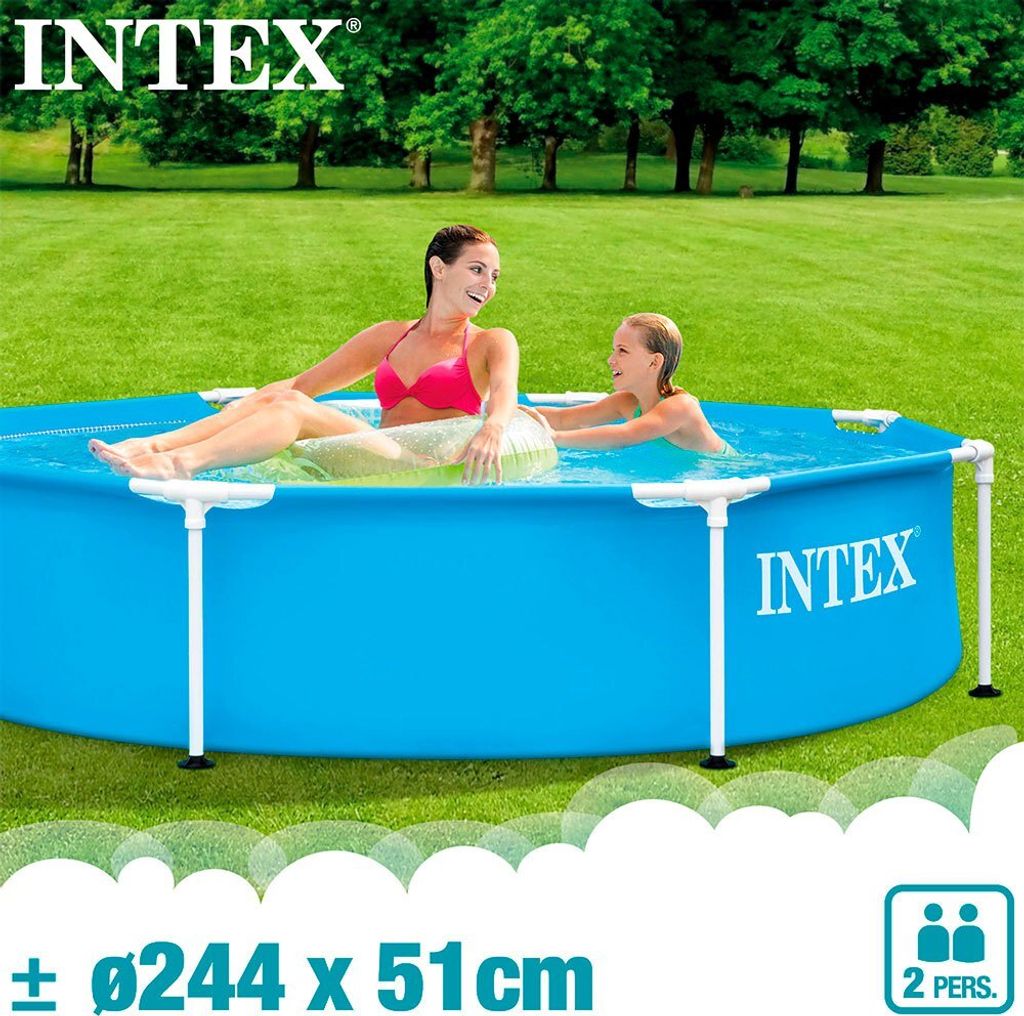 Intex Metal Frame Pool Ø 244x51cm Produktbild 17
