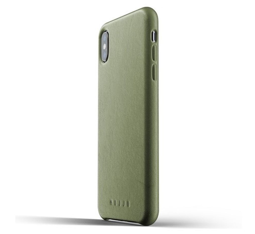 Mujjo -CS-103-OL, Cover, Apple, Xs Max, 16,5 cm (6.5"), Olive