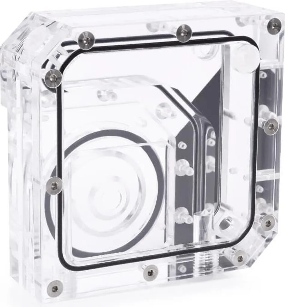 Réservoir Plat Watercooling Alphacool Rise D5 pour Pompe D5 15074 Noir