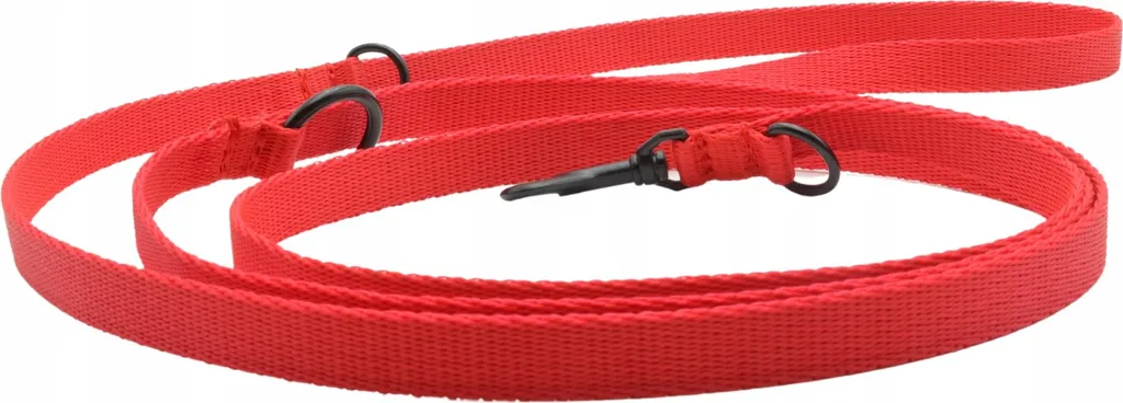 Nelson-X Guinzaglio Addestramento 5m Nero Mini Moschettone Sicuro - 4