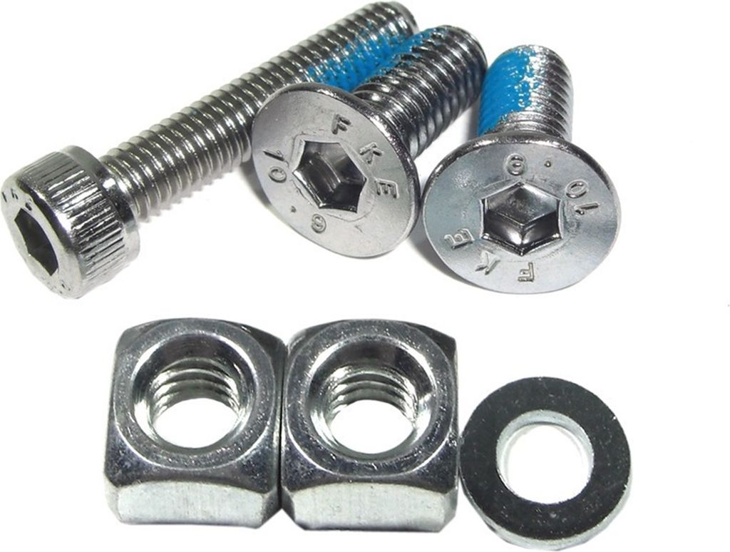 Winora ASTRO Schraubenset für Ausfallende ENA 2016,M5X25, 5X10, M6X16, M6, silber (1 Set)