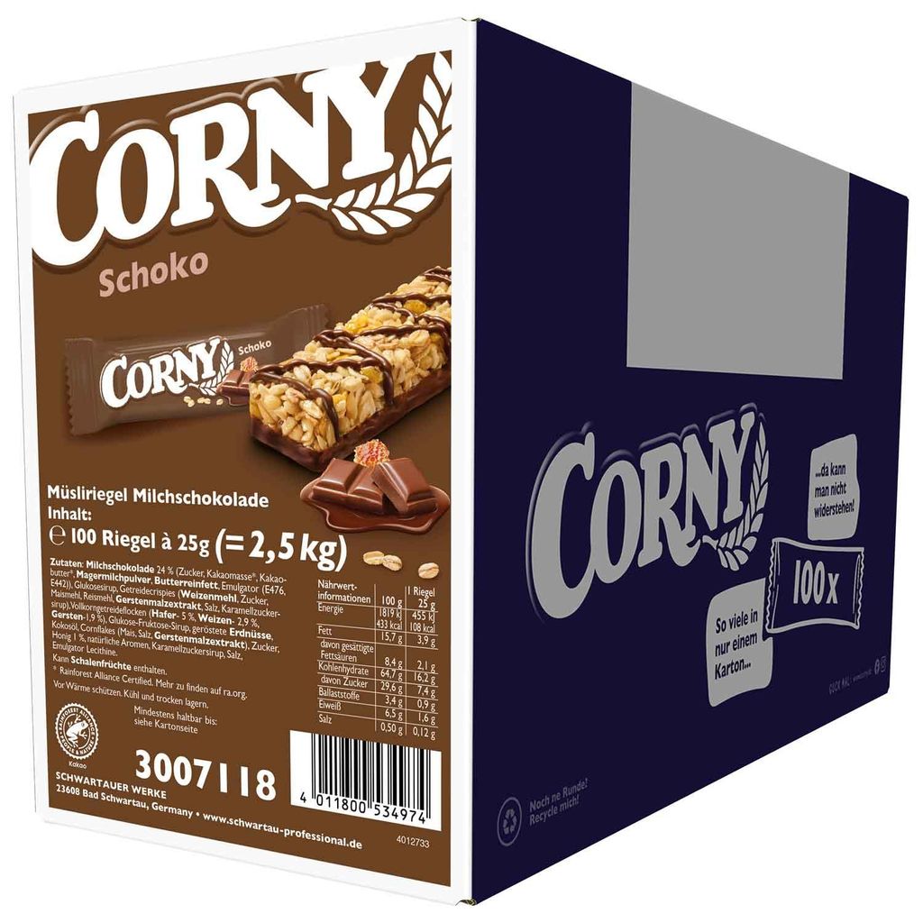 Corny Schoko 100x25g Produktbild 
