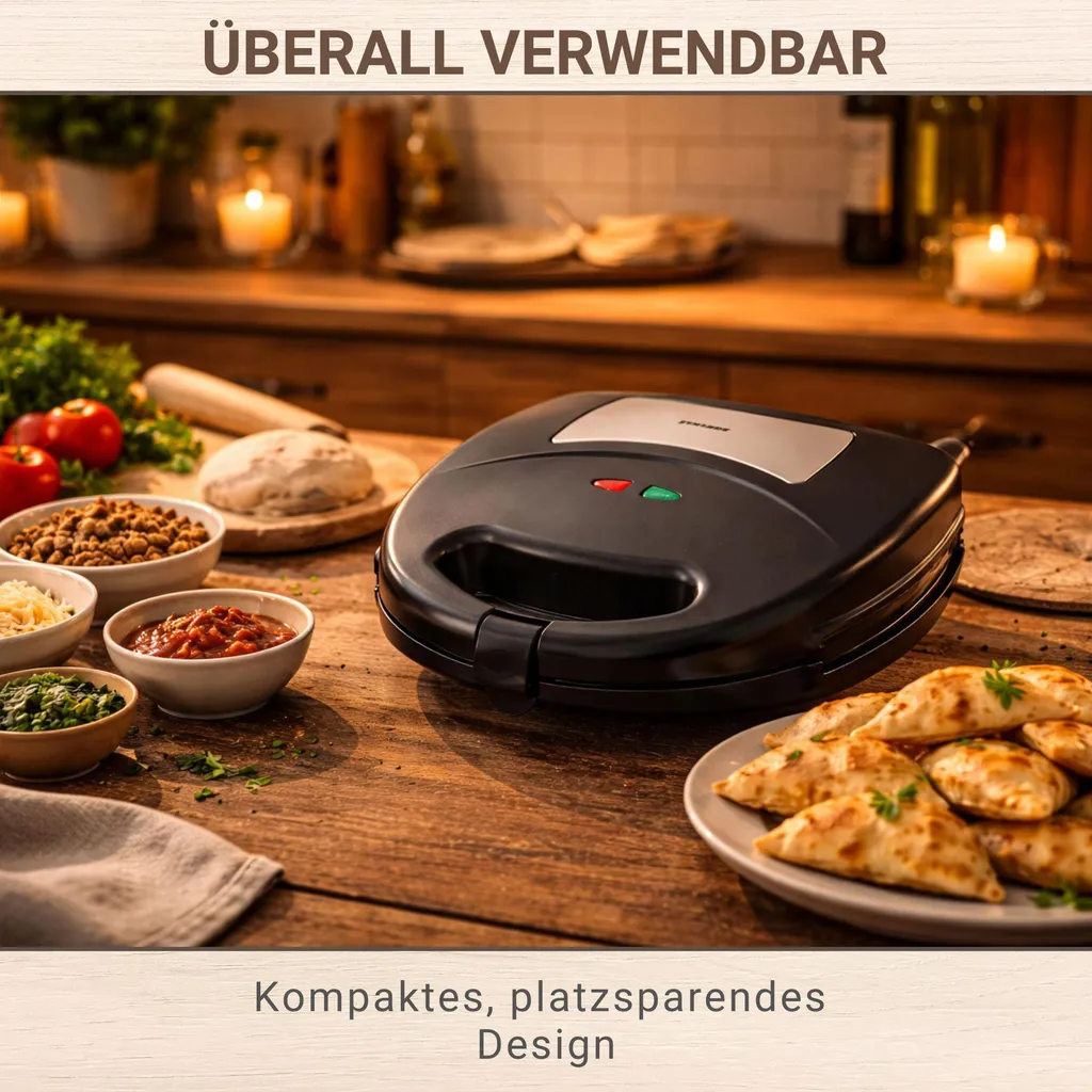 Appareil Mini-Empanada Maker Idéal pour Apéritifs et Soirées Tapas - 9