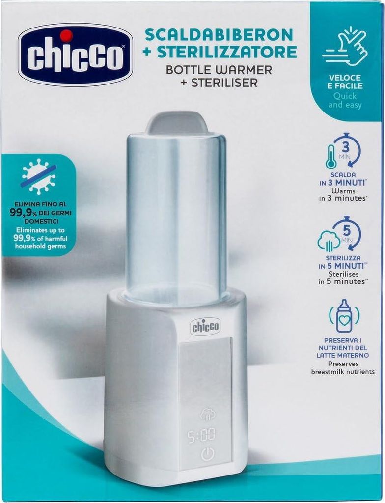 Chicco Chauffe-biberon et chauffe-repas 2en1, minuterie et Image du produit 