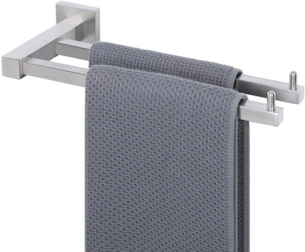 Porte-serviettes 30 cm en acier inoxydable 304 avec finition brossée