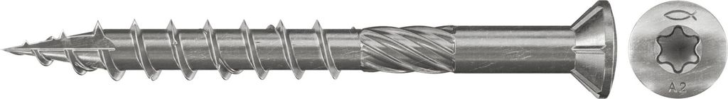 Fischer 660612 vite/bullone 80 mm 100 pz Immagine del prodotto 
