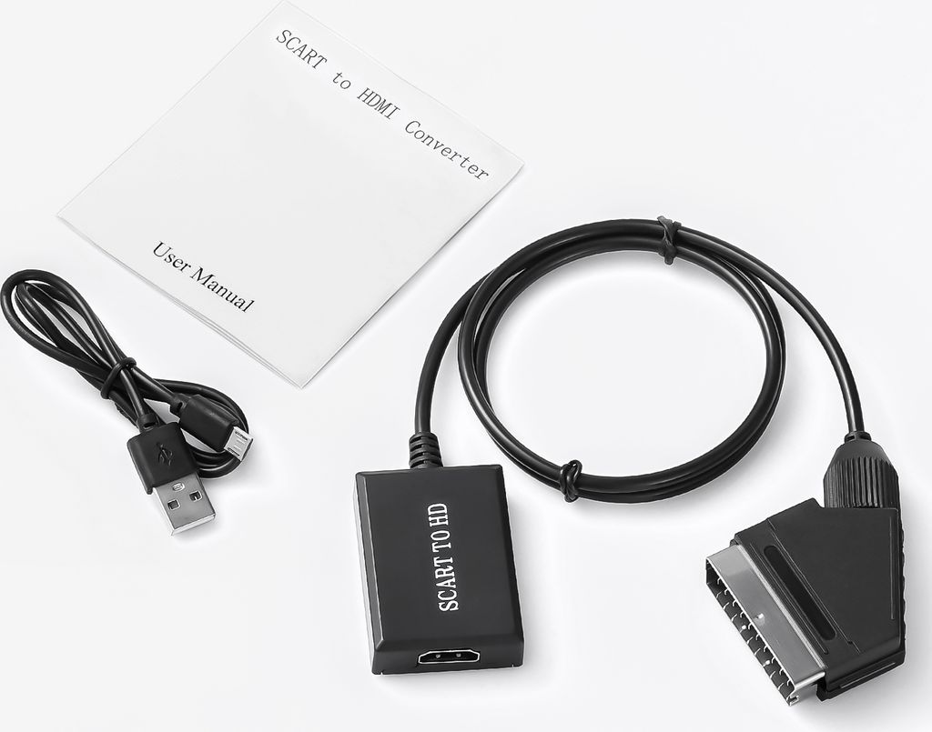 Scart auf HDMI Konverter, Scart auf HDMI Adapter Video Produktbild 3