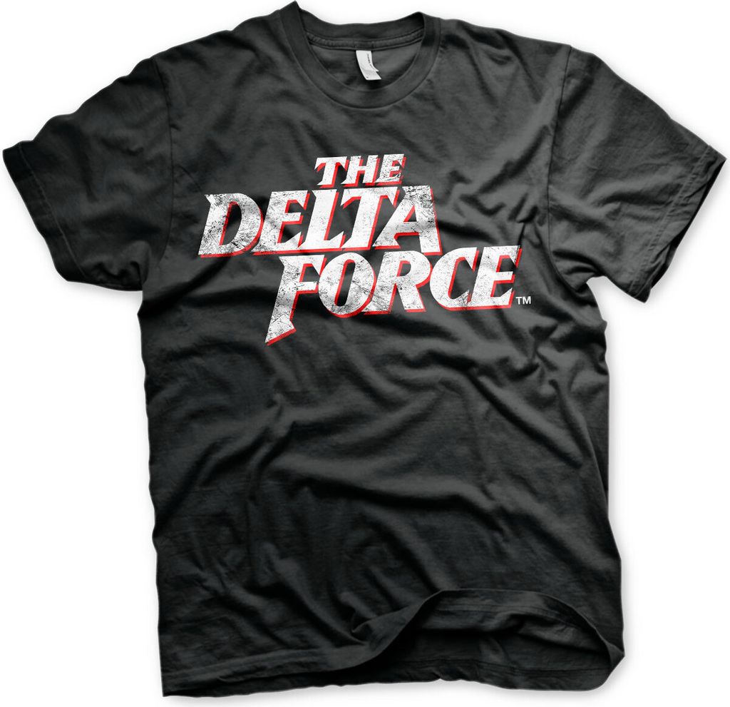 The Delta Force Washed Logo T-Shirt - Small - Black