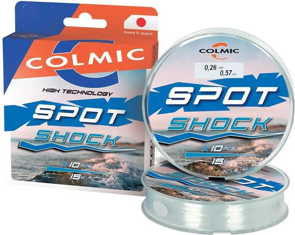 Arracher conique Colmic Spot Shock de 15m pour pêche en surfcasting