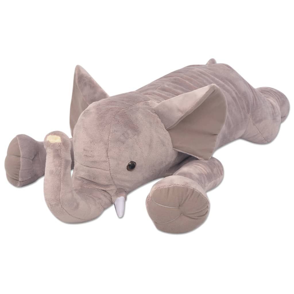 Maison Exclusive Elefant Kuscheltier Plüsch XXL 95 cm